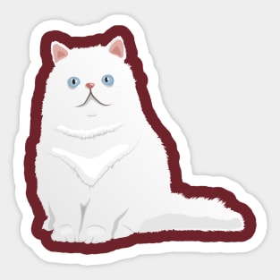 I Love Cat, Meow Sticker